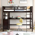 Lit mezzanine simple avec tiroirs et bureau
