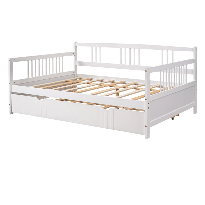 Lit de repos pleine grandeur avec lit gigogne double